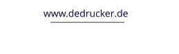 www.dedrucker.de