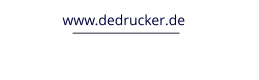 www.dedrucker.de